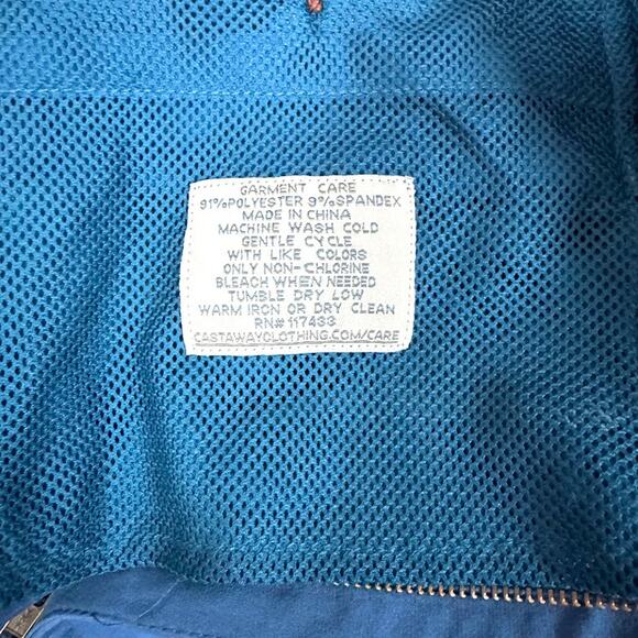 NWT- Castaway Nantucket Embroidered Performance Shorts Golf/Tennis Men 30W x 9L - Picture 4 of 8